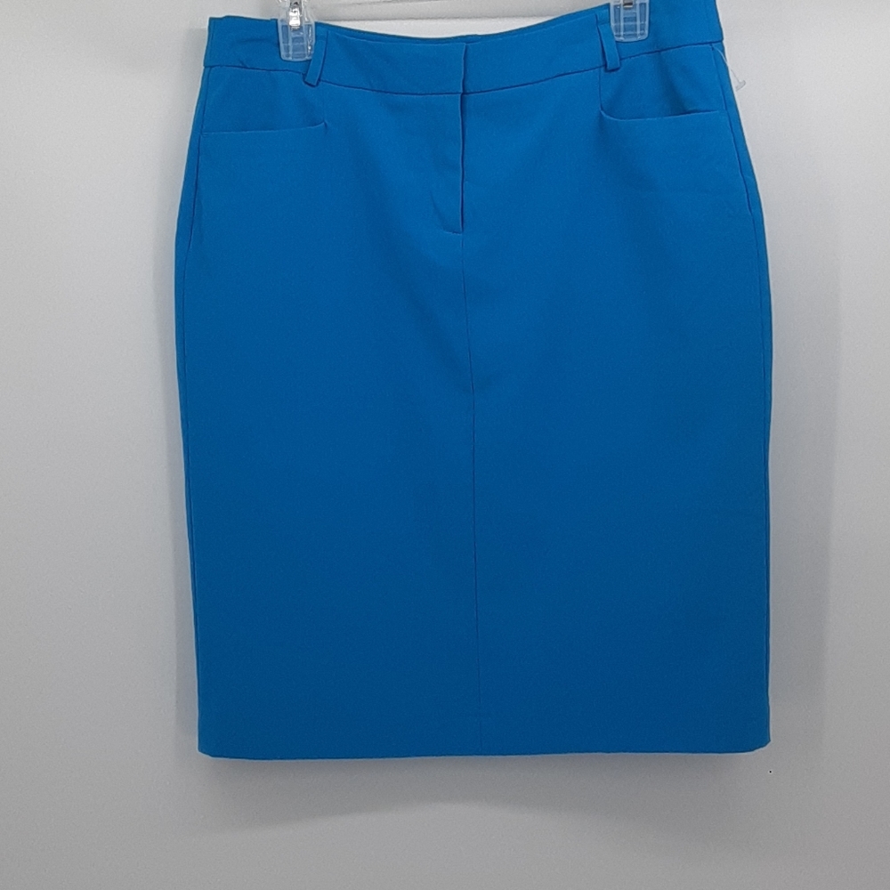 Calvin Klein Electric Blue Pencil Skirt